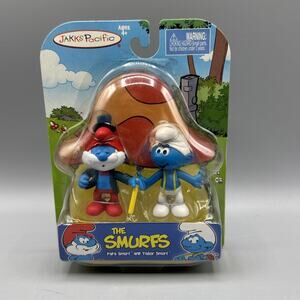 2009 Jakks Pacific The Smurfs: Papa Smurf and Tailor Smurf 2pk